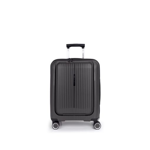 Kofer mali (kabinski) sa odeljkom za laptop PROŠIRIVI 40x55x22/25cm Brooklyn 41,7/47,4 l-3,1 kg metalik siva Gabol