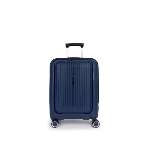 Kofer mali (kabinski) sa odeljkom za laptop PROŠIRIVI 40x55x22/25cm Brooklyn 41,7/47,4 l-3,1 kg metalik plava Gabol