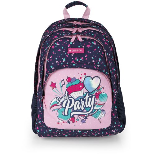 Ranac školski ergonomski 32x44x18 cm 21l-0,56 kg Party Gabol