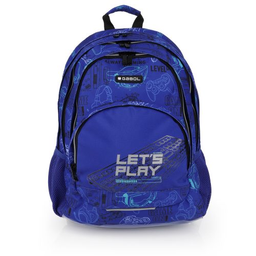 Ranac školski ergonomski 32x44x18 cm 21l-0,56 kg Gaming Gabol