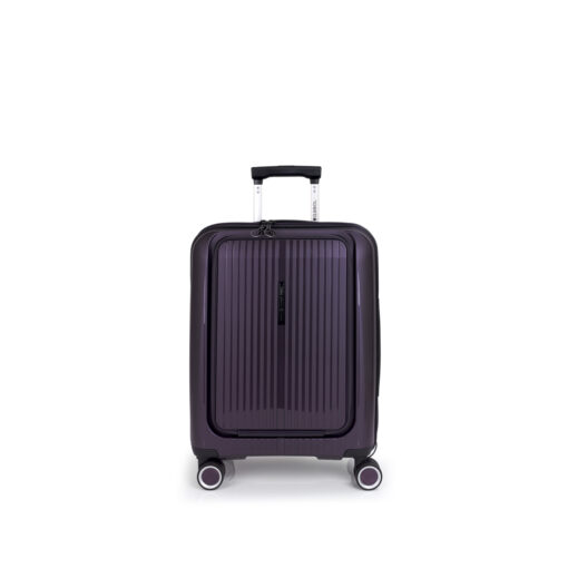 Kofer mali (kabinski) sa odeljkom za laptop PROŠIRIVI 40x55x22/25cm Brooklyn 41,7/47,4 l-3,1 kg metalik ljubičasta Gabol