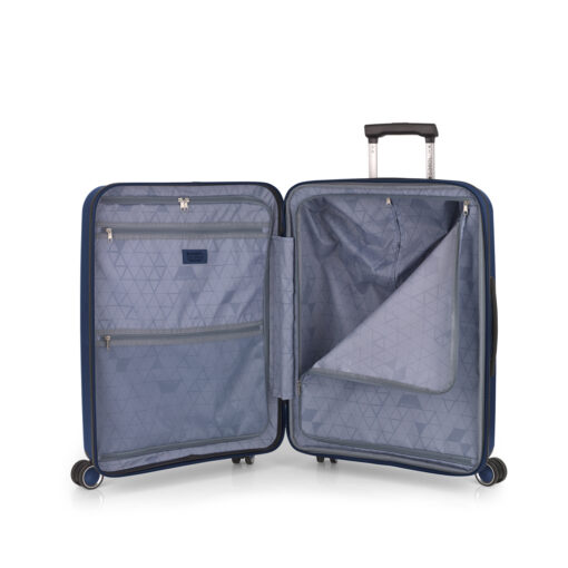 Kofer srednji PROŠIRIVI 45x65x27/30cm Brooklyn 70/77,8 l-3,4 kg metalik plava Gabol - Slika 5