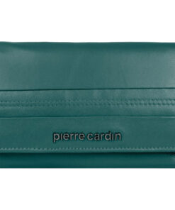 Novčanik kožni ženski dugi sa kopčom Pierre Cardin 455TILAK130 tirkizni