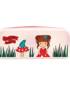 Pernica silikonska pravougaona glitter 1zip Little Mushroom Gorjuss 1337GJ03