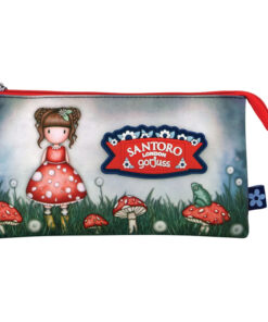 Pernica pravougaona 1zip 3pregrade Little Mushroom Gorjuss 1280GJ07