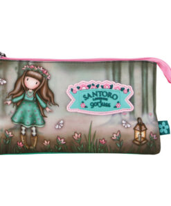 Pernica pravougaona 1zip 3pregrade Woodland Wildflower Gorjuss 1280GJ08