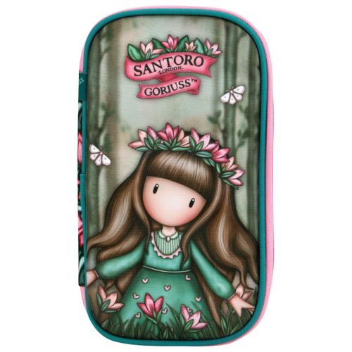 Pernica puna ovalna 1zip 1preklop Woodland Wildflower Gorjuss 1046GJ24