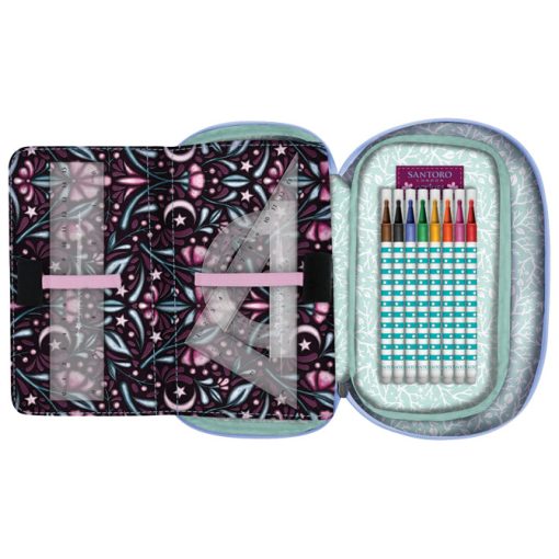 Pernica puna ovalna 1zip 1preklop Woodland Wildflower Gorjuss 1046GJ24 - Image 2