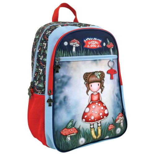Ranac đački sa ojačanjem Classic 2zipa 1džep Little Mushroom Gorjuss 1327GJ03