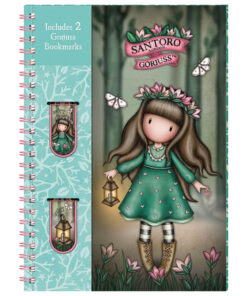 Notes spirala A5 linije 96L sa 2 magnetna obeleživača Woodland Wildflower Gorjuss 1336GJ02