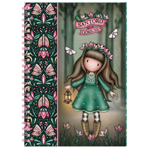 Notes spirala A5 linije 96L sa 2 magnetna obeleživača Woodland Wildflower Gorjuss 1336GJ02 - Image 2