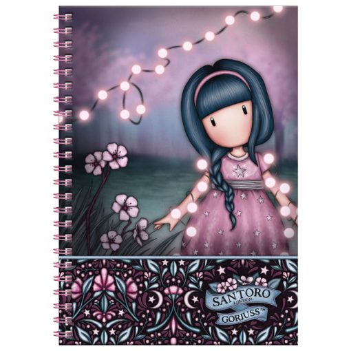 Notes spirala A5 linije 80L sa priborom 5delova Fairy Dusk Gorjuss 1344GJ01 - Image 2