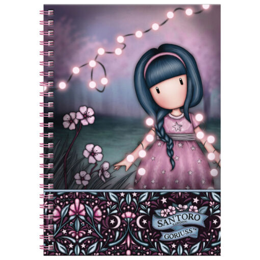 Notes spirala A5 linije 80L sa priborom 5delova Fairy Dusk Gorjuss 1344GJ01 - Slika 2