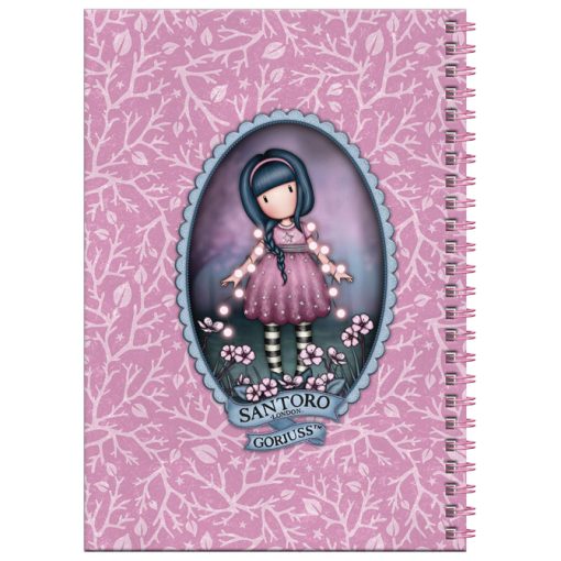 Notes spirala A5 linije 80L sa priborom 5delova Fairy Dusk Gorjuss 1344GJ01 - Image 5