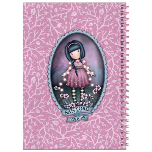 Notes spirala A5 linije 80L sa priborom 5delova Fairy Dusk Gorjuss 1344GJ01 - Slika 5