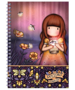 Alternative view of Notes spirala A5 linije 80L sa priborom 5delova Firefly Dawn Gorjuss 1344GJ02