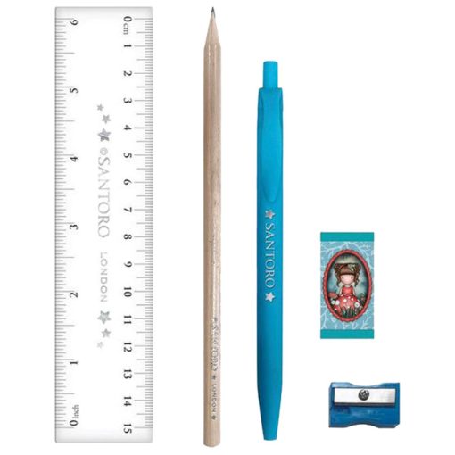 Notes spirala A5 linije 80L sa priborom 5delova Little Mushroom Gorjuss 1344GJ03 - Image 3
