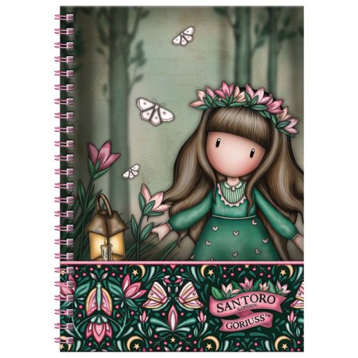 Notes spirala A5 linije 80L sa priborom 5delova Woodland Wildflower Gorjuss 1344GJ04 - Image 2