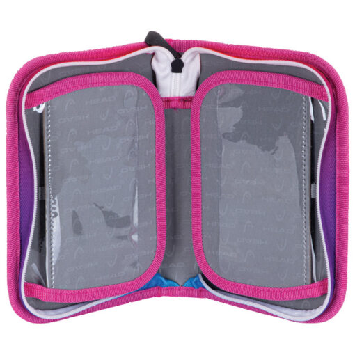 Pernica prazna 1zip 2preklopa AC1 Rainbow Kitty 24.Head 503023033 crno-roze - Slika 2
