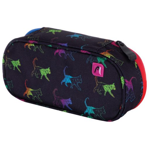 Pernica prazna ovalna 1zip 1 preklop AC6 Rainbow Kitty 24.Head 505023048 crno-roze - Image 4