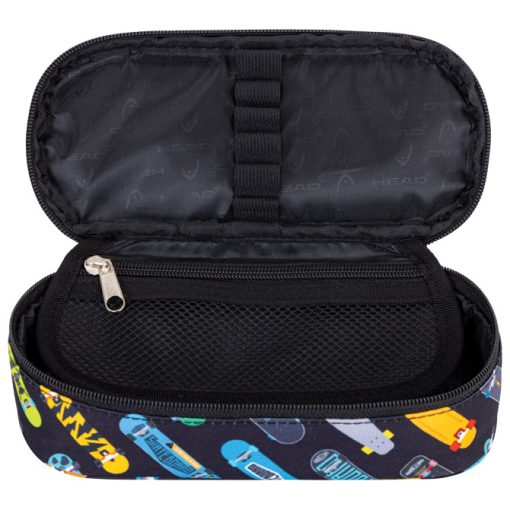 Pernica prazna ovalna 1zip 1 preklop AC6 Skateboards 24.Head 503024078 crno-žuta - Image 2