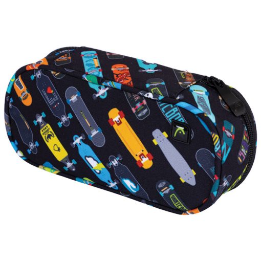 Pernica prazna ovalna 1zip 1 preklop AC6 Skateboards 24.Head 503024078 crno-žuta - Image 3