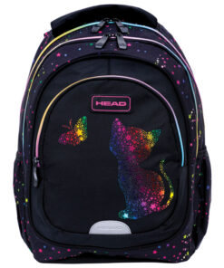 Ranac đački anatomski 3zipa AB330 Golden Effect Rainbow Kitty 25.Head 502025032 crno-roze