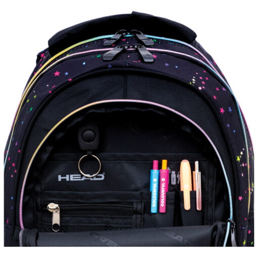 Ranac đački anatomski 3zipa AB330 Golden Effect Rainbow Kitty 25.Head 502025032 crno-roze - Slika 4