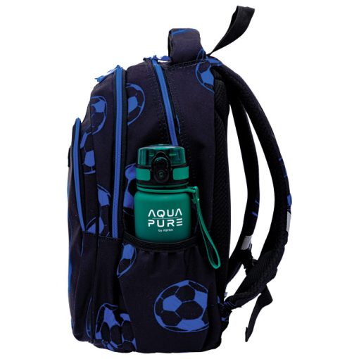 Ranac đački anatomski 3zipa AB330 Neo Blue Football 25.Head 502025035 crno-plavi - Image 2