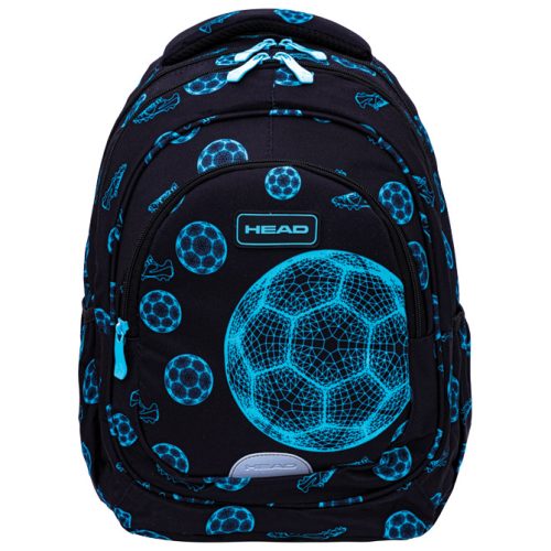 Ranac đački anatomski 3zipa AB330 Football Fan 25.Head 502025037 crno-zeleni