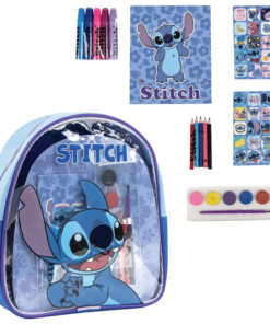 Ranac dečji sa setom za bojenje pk5 Stitch Cerda 2700001595 plavi