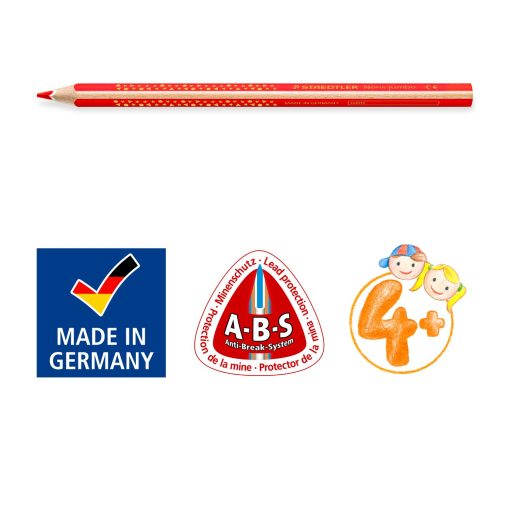 Set jumbo bojica 10+2 sa rezačem STAEDTLER® Noris® jumbo 128 - Image 5