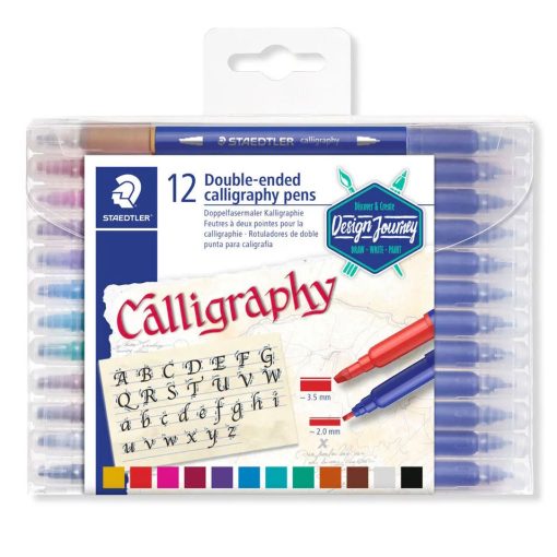 Set dvostrukih kaligrafskih flomastera, 12 boja STAEDTLER® 3005
