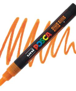 Marker FINE obli vrh POSCA NARANDŽASTI sa šljokicama 0.9–1.3 mm PC-3ML
