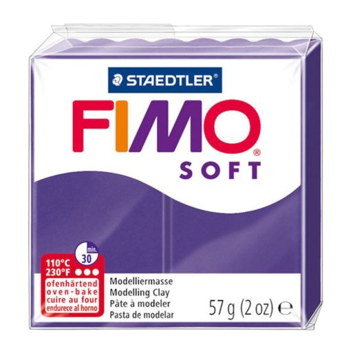 POLIMERNA GLINA STAEDTLER FIMO SOFT ŠLJIVA PLAVA