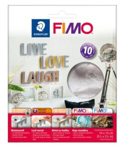 FIMO srebrne metalne folije – 10 listova (14 x 14 cm), Staedtler