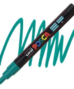 Marker FINE obli vrh POSCA SMARAGDNO ZELENA 0.9–1.3 mm PC-3M