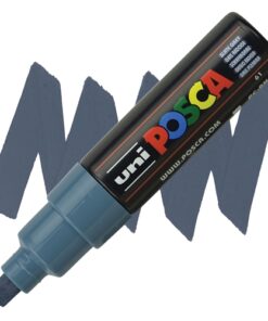Marker kosi vrh POSCA KAMEN SIVA 8mm PC-8K