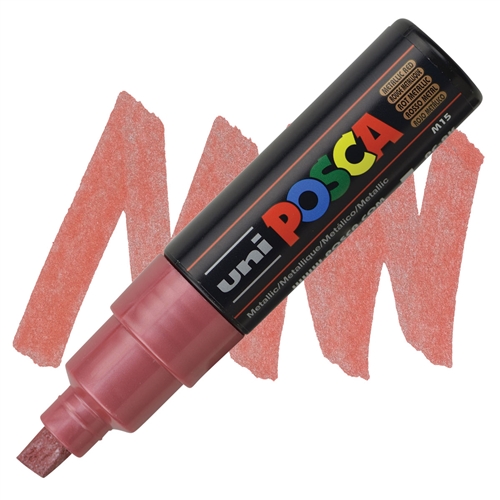 Marker kosi vrh POSCA METALIK CRVENI 8mm PC-8K