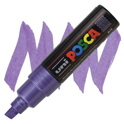 Marker kosi vrh POSCA METALIK LJUBIČASTI 8mm PC-8K