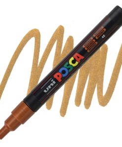 Marker FINE obli vrh POSCA BRONZANI 0.9–1.3 mm PC-3M