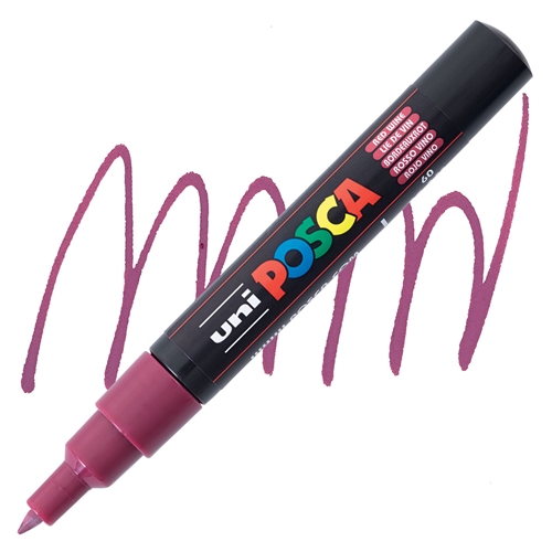 Marker na vodenoj bazi POSCA PC-1M FINE 0,7mm CRVENO VINO, Uni