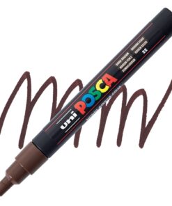 Marker FINE obli vrh POSCA TAMNO BRAON 0.9–1.3 mm PC-3M