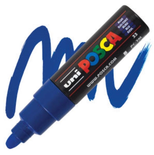 Marker obli vrh POSCA PLAVI 5mm PC-7M