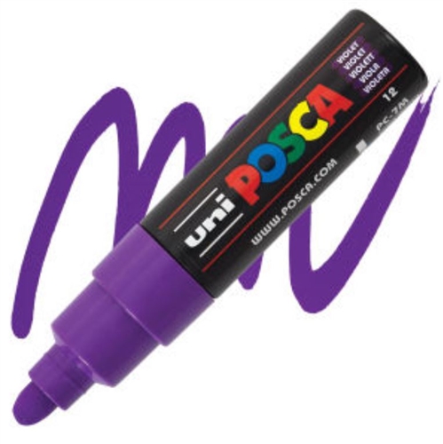 Marker obli vrh POSCA LJUBIČASTI 5mm PC-7M