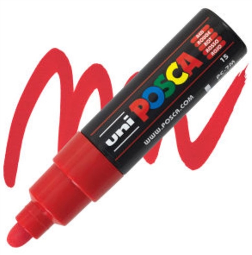 Marker obli vrh POSCA CRVENI 5mm PC-7M