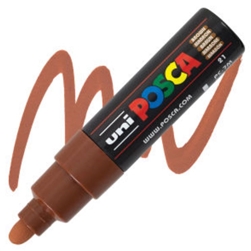 Marker obli vrh POSCA BRAON 5mm PC-7M