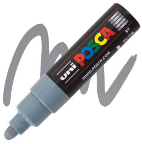 Marker obli vrh POSCA SIVI 5mm PC-7M