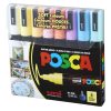 SET Markera na vodenoj bazi PC-5M 1,8-2,5mm 8/1 SOFT COLOURS PASTEL, Uni POSCA