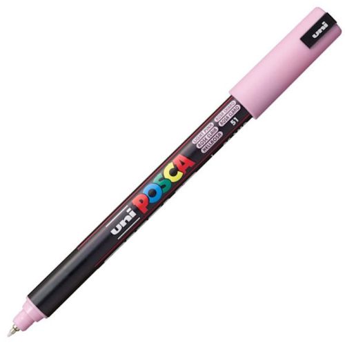 Marker na vodenoj bazi POSCA PC-1M ULTRA FINE SVETLO ROZE, Uni